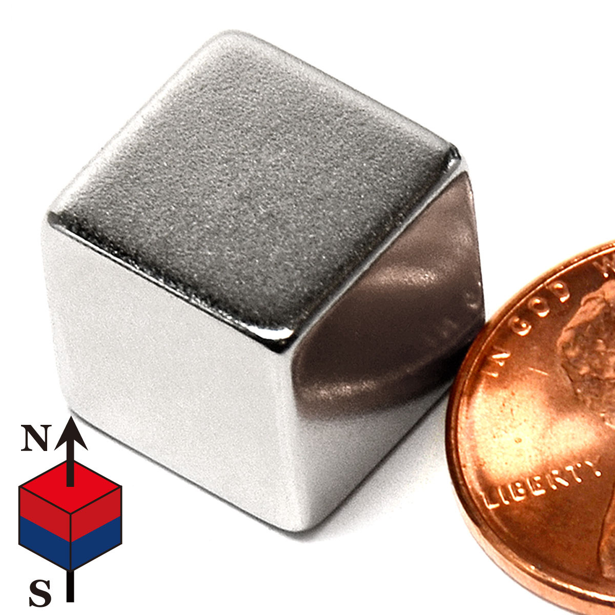 N52 Neodymium Magnet 1/2" Cube Magnet NB009-52NM