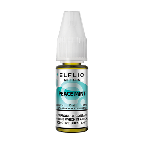 elfliq by elfbar nic salts 10ml peace mint