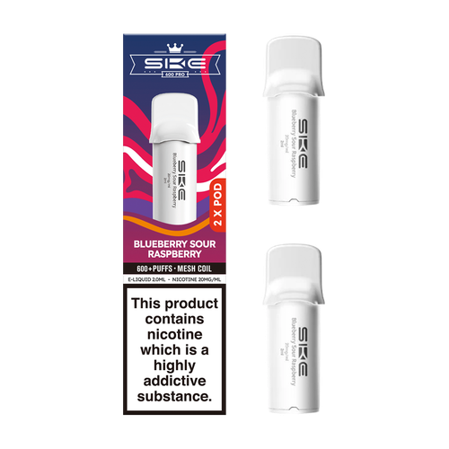 ske 600 pro pods blueberry sour raspberry
