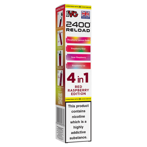 Red Raspberry Edition IVG 2400 Refill Pods
