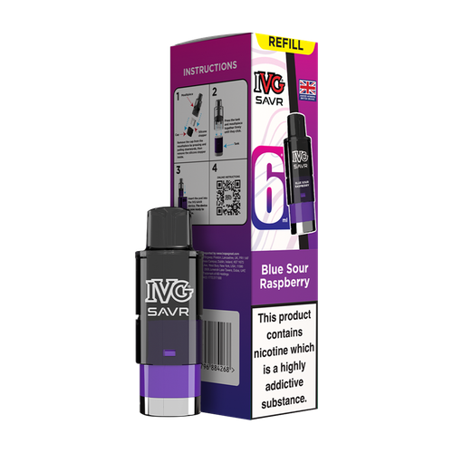 ivg savr refill box blue sour raspberry