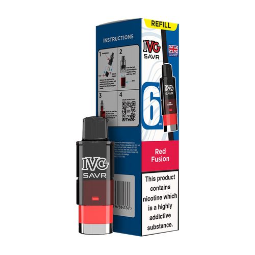 ivg savr refill + box red fusion