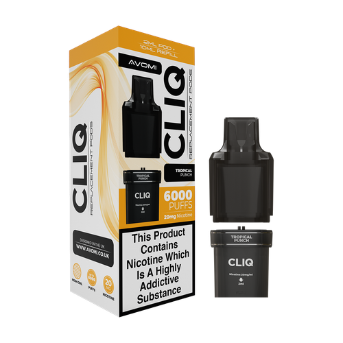 avomi cliq podpacks 6000 refill pack tropical punch
