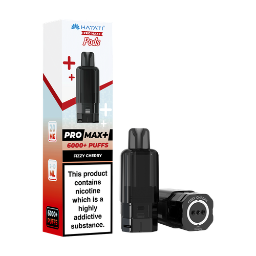 hayati pro max plus pods fizzy cherry