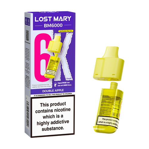 lost mary bm6000 refill pack double apple