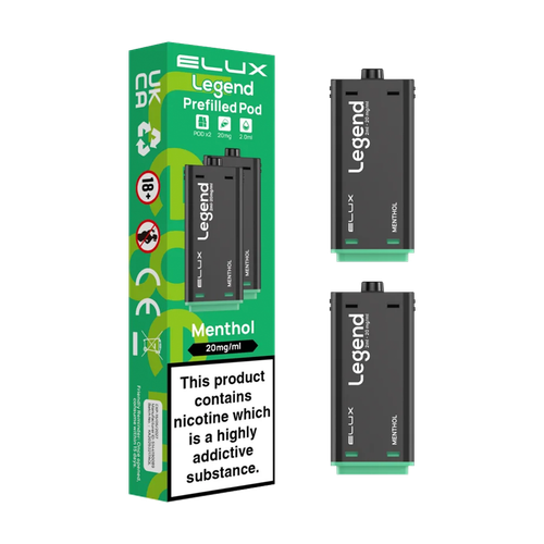 Menthol Elux Legend 1500 Pods