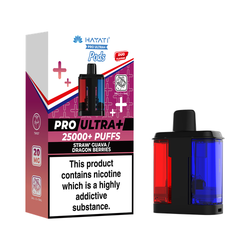 Hayati Pro Ultra Plus Pods Straw Guava Dragon Berries