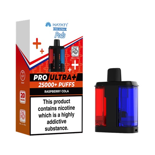 hayati pro ultra plus pods raspberry cola