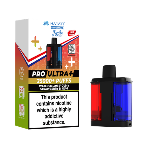 Hayati Pro Ultra Plus Pods Watermelon B Gum Strawberry B Gum