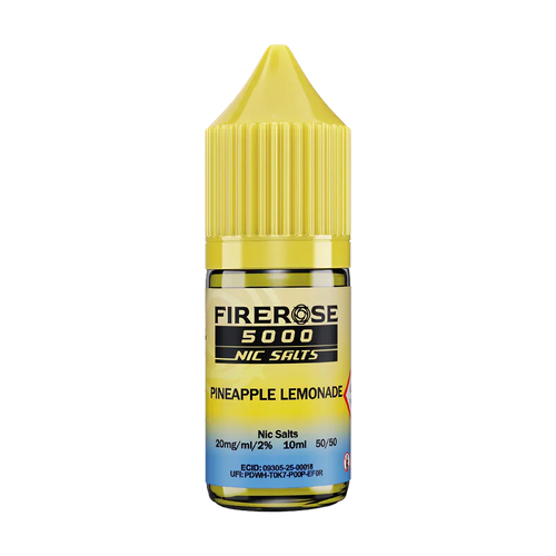 elux fire rose 5000 nic salt eliquid pineapple lemonade