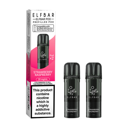 elfbar 600 pods strawberry raspberry