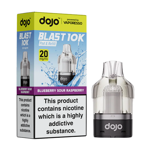 dojo blast 10k refill blueberry sour raspberry
