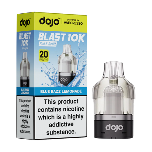dojo blast 10k refill blue razz lemonade