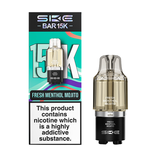 ske bar 15k prefilled pod fresh menthol mojito