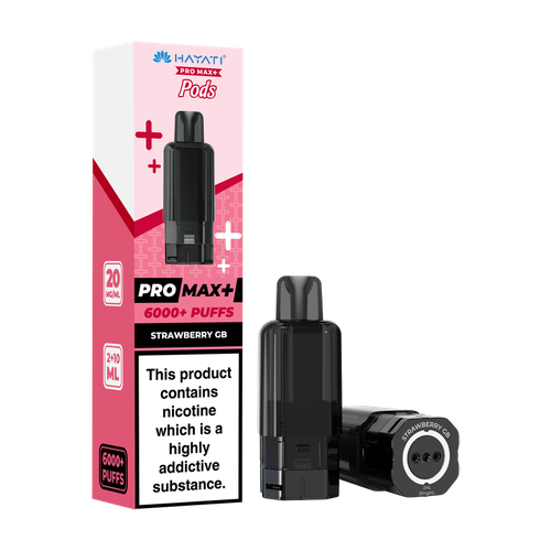 hayati pro max plus 6000 pods strawberry gb