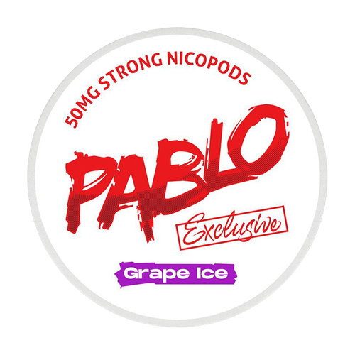 pablo exclusive nicotine pouches grape ice