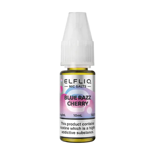 elfbar elfliq nic salts blue razz cherry