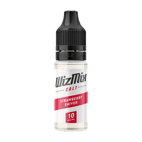 wizmix salt strawberry shiver 10mg 10ml
