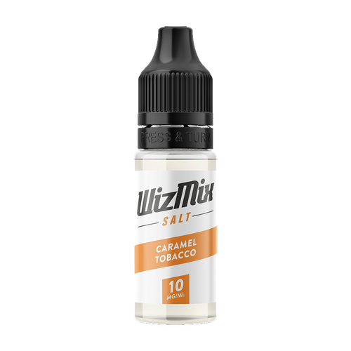 wizmix salt caramel tobacco 10mg 10ml