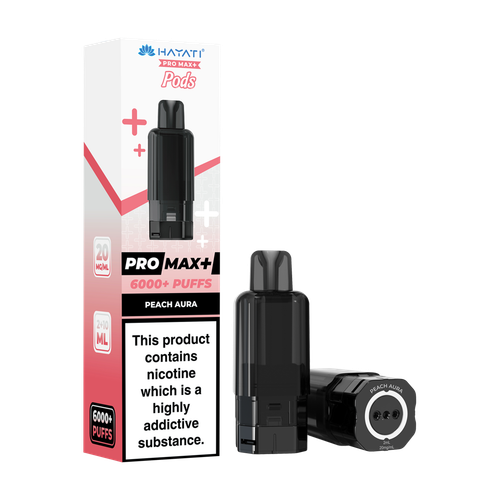 hayati pro max plus 6000 pods peach aura