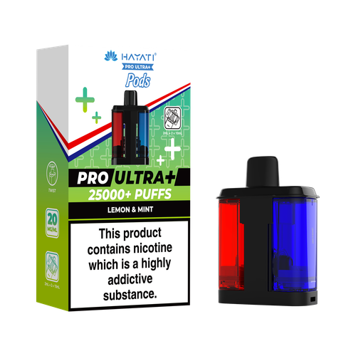 hayati pro ultra plus pods lemon and mint
