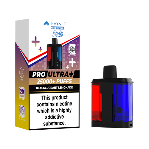 hayati pro ultra plus pods blackcurrant lemonade