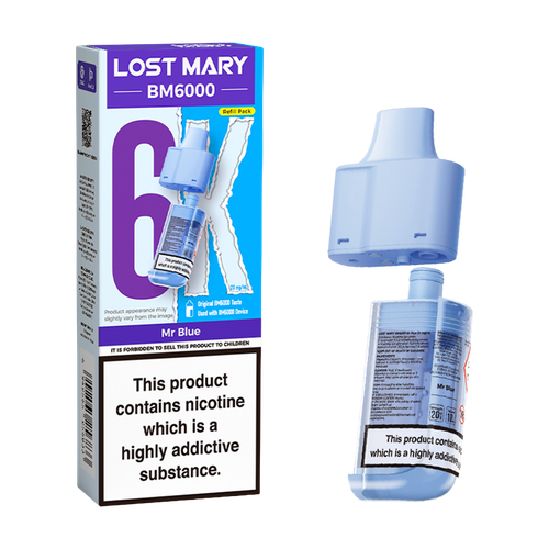 lost mary bm6000 refill mr blue