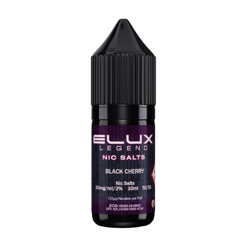 elux legend nic salts black cherry