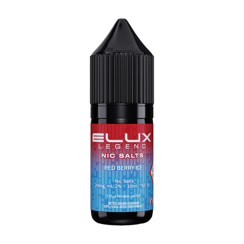 elux legend nic salts red berry ice