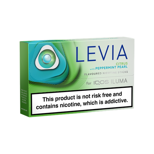iqos levia zero tobacco sticks citrus with peppermint pearl