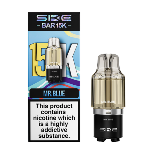 ske bar 15k prefilled pod mr blue