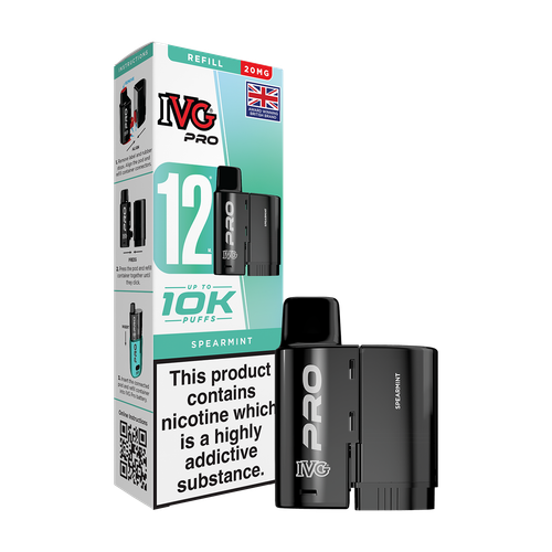 ivg pro 12 refill spearmint