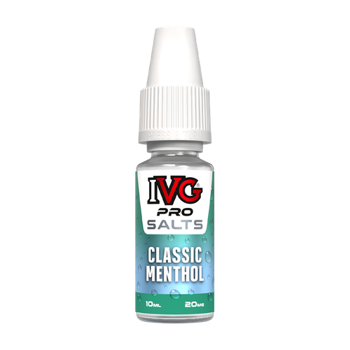 ivg pro salts 10ml classic menthol