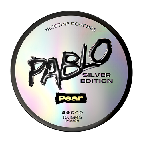pablo nicotine pouches silver edition pear