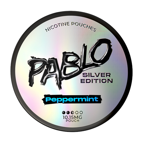 pablo nicotine pouches silver edition peppermint