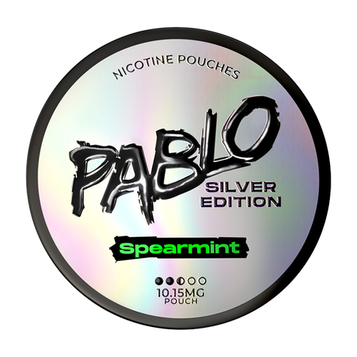 pablo nicotine pouches silver edition spearmint