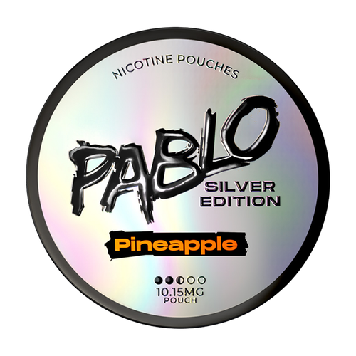 pablo nicotine pouches silver edition pineapple