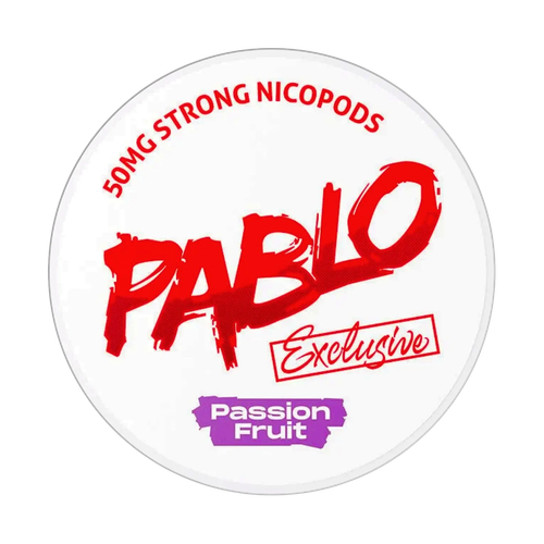 pablo exclusive nicotine pouches passion fruit