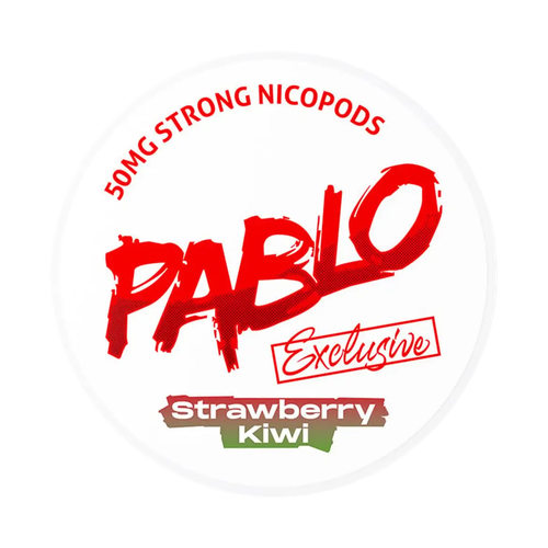 pablo exclusive nicotine pouches strawberry kiwi