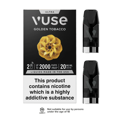 vuse ultra smart pod golden tobacco 20mg
