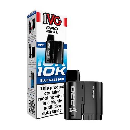 ivg pro 12 refill blue razz hub