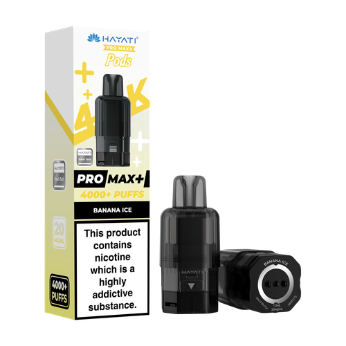 hayati pro max plus 4000 refills banana ice