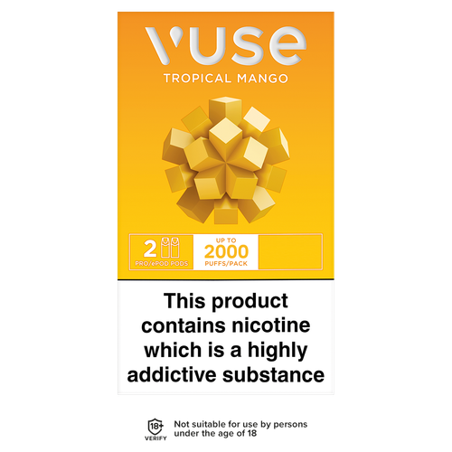 vuse vpro pods tropical mango 2000