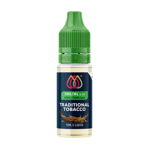 aquavape traditional tobacco 3mg