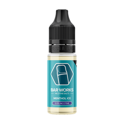bar works nic salts menthol ice 5mg 10ml