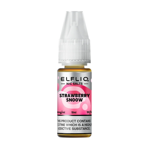 elfliq by elfbar nic salts 10ml strawberry snoow
