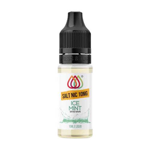 aquavape nic salt ice mint 10mg 10ml box