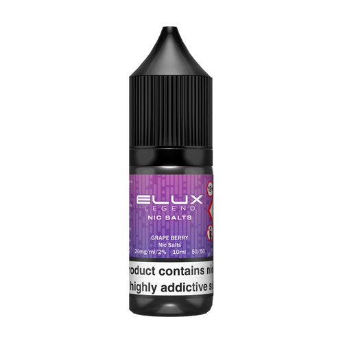 elux legend nic salts grape berry 10ml