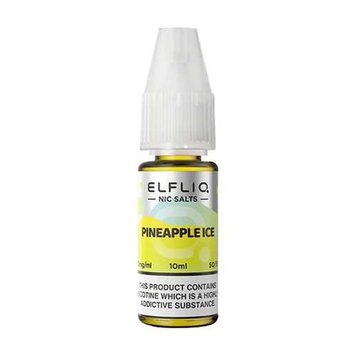 elfliq by elfbar nic salts 10ml pineapple ice