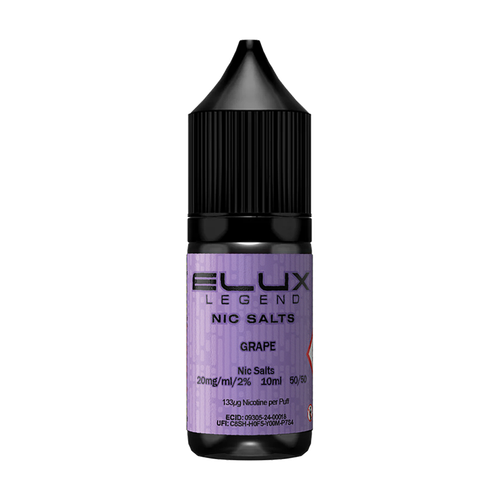 elux legend nic salts grape 10ml